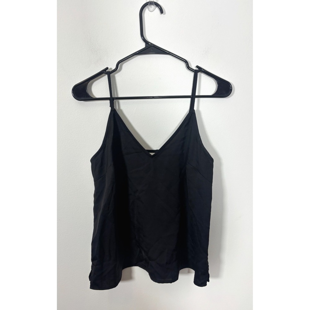 A New Day Women's Small Black Tank Going Out Top Basic Blouse